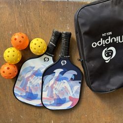 Pickleball Paddle Set Of 2