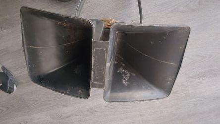 1960s speaker blowhorn with PA Amplifier