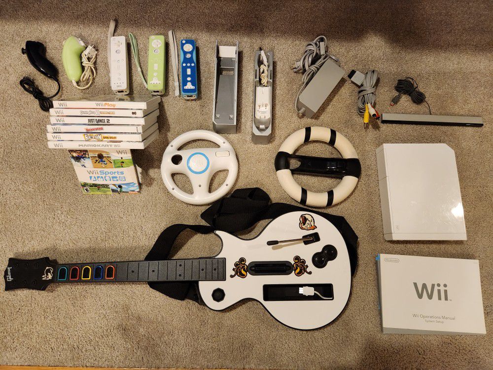 Wii Console Bundle With Games