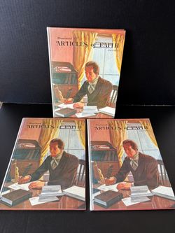 Illustrated Articles Of Faith Complete 3 Book Set 1st Edition 1977 Mormon 