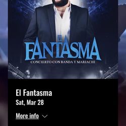 2 El Fantasma Ticket 