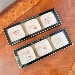 take both for $5! (2) sets of new trinket jewelry trays for rings or earrings