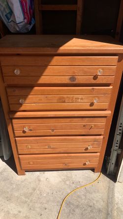 Brown Real Wood Dresser