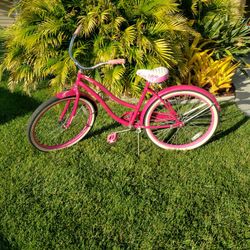 Huffy Beach Cruiser Pink 18" Bike