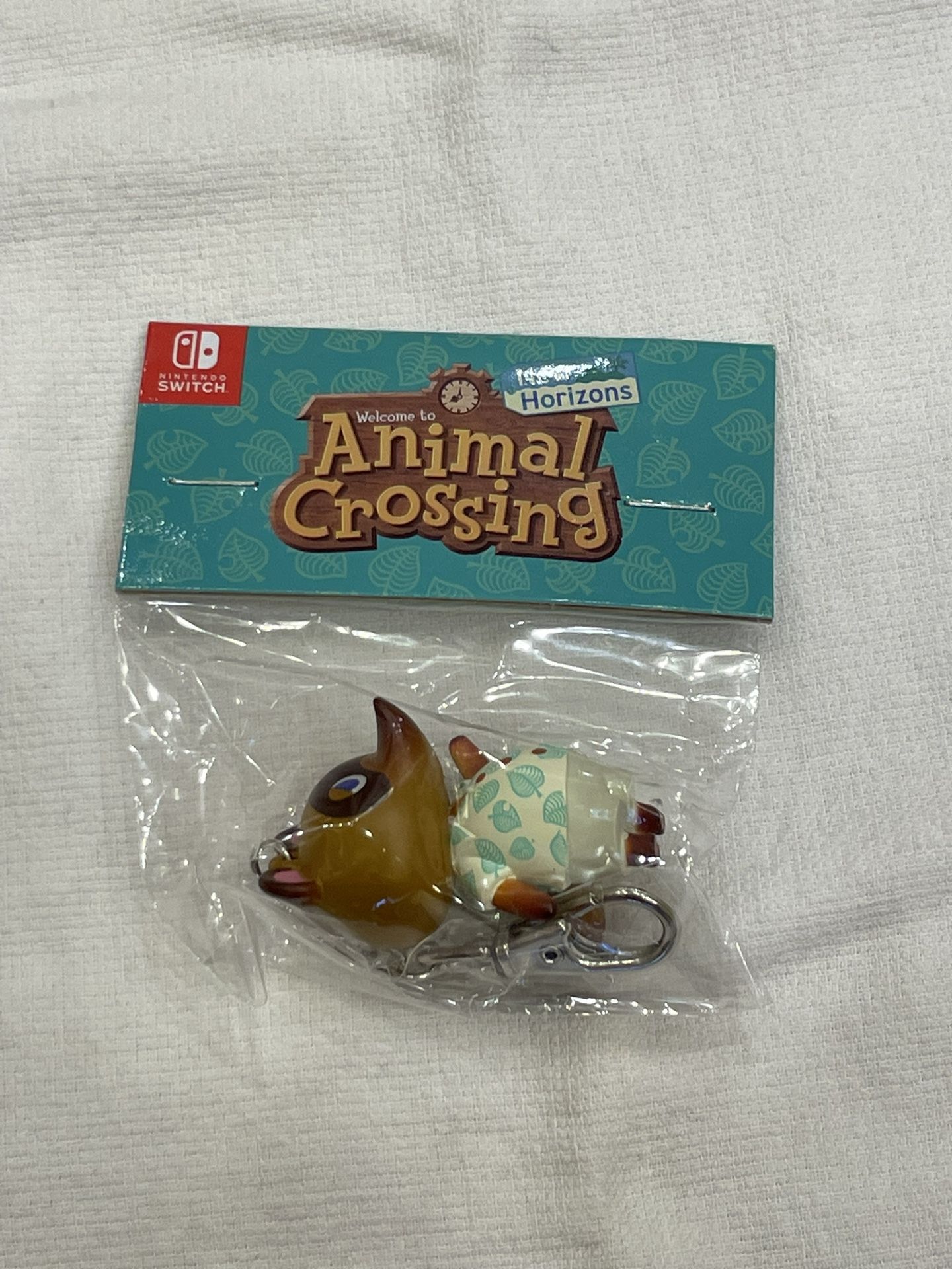 My Nintendo Animal Crossing New Horizons Tom Nook keychain Brand New Unopened