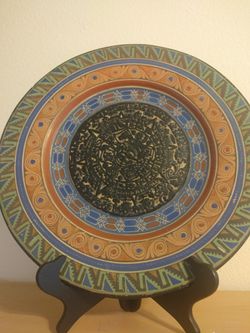 Decorative plate from Peru $25