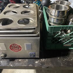 Commercial Food Warmer with Inserts