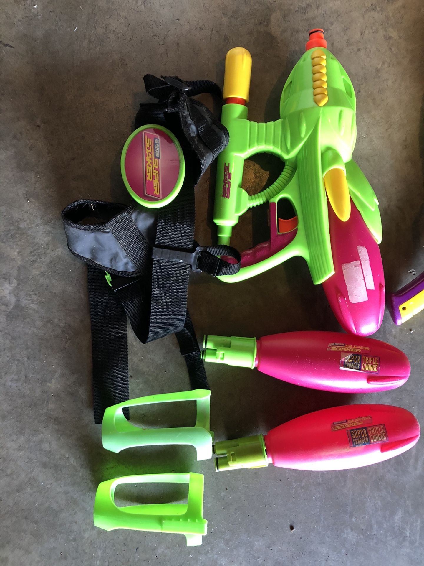 2 Water Guns W/accessories....