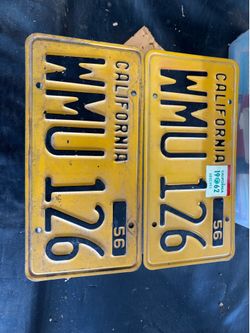 License plate