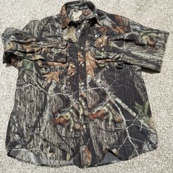 Mossy Oak Camo button-up shirt