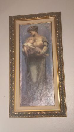 Beautiful oil Painting Madonna and Child