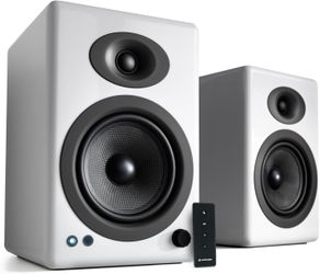 Audioengine A5 Plus Wireless Bookshelf Speakers, Bluetooth, Hi Res Audio