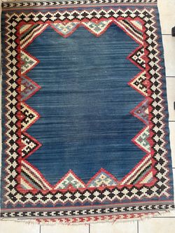 Vintage Kilim Flatweave Area Rug