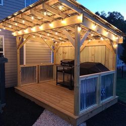 Covered Grilling/storage Areas