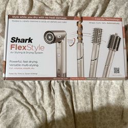 Shark HD430 FlexStyle Air Styling & Drying System, Powerful Hair Dryer Brush & Multi-Styler with Auto-Wrap Curlers, Paddle Brush, Oval Brush, Concentr