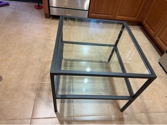 Glass End Table