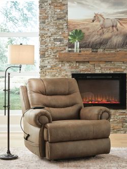 Created Comfort Earth Power Lift Recliner