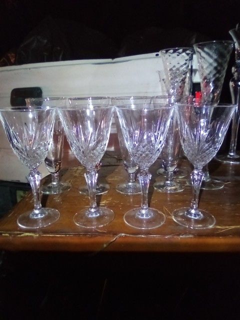 Crystal Set Of Four Glasses