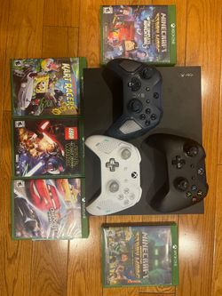 Xbox One X 1TB - 3 Controllers + 5 Games Bundle