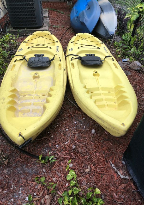 Two Yellow Carve FLEX Kayaks for Sale in Fort Lauderdale, FL OfferUp