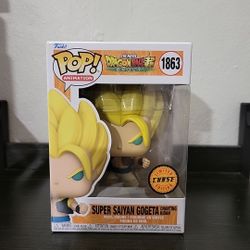 NIB Funko Pop! Vinyl: Dragon Ball - Super Saiyan Gogeta (Chase) #1863