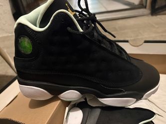 Air Jordan 13s, size 6Y Mint Foam
