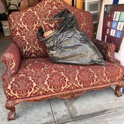 Antique Sofa Vintage Loveseat Couch - Make Offer