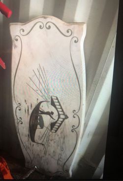 Antique marble table top