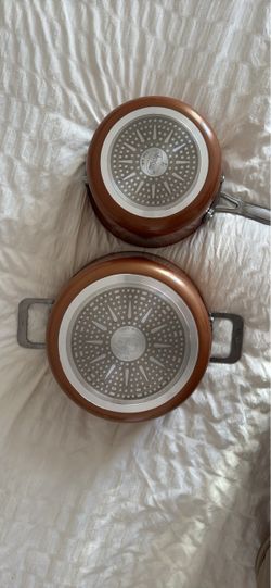 Gotham Steel Copper Cookware Set of 2 brand new