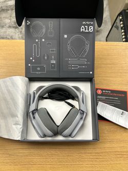 Astro A10 Gen 2 Wired Gaming Headset Gray 3.5mm w/ Box PS5 Xbox PC Switch Mobile