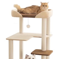 Cat Tree for Large Cats 37.4" Cream