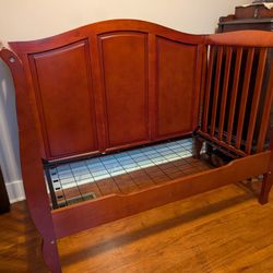 Solid Wood Convertible Crib 
