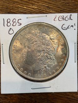 1885-O Morgan Dollar BU Toned Silver $1 Nice Eye Appeal