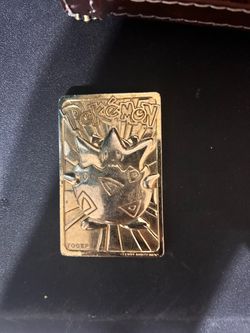 Pokémon Togepi Gold Metal Card 1999