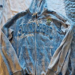Seattle Sounders  FC - Zip Up Hoodie - Men's L