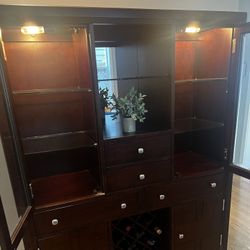 Cherry Wood Hutch 
