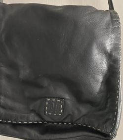 Black Leather Ralph Lauren Bag