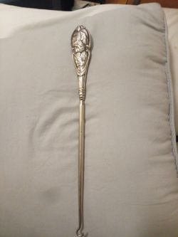 Antique Sterling silver button hook