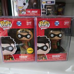 Funko Pop DC Robin Chase/ Regular Figures. 