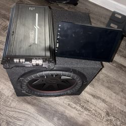 10in Radio With Amp And 12 In Kicker