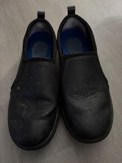 Dr Scholl's Dynamo Black Slip-On Work Clogs Womens 9W - OBO