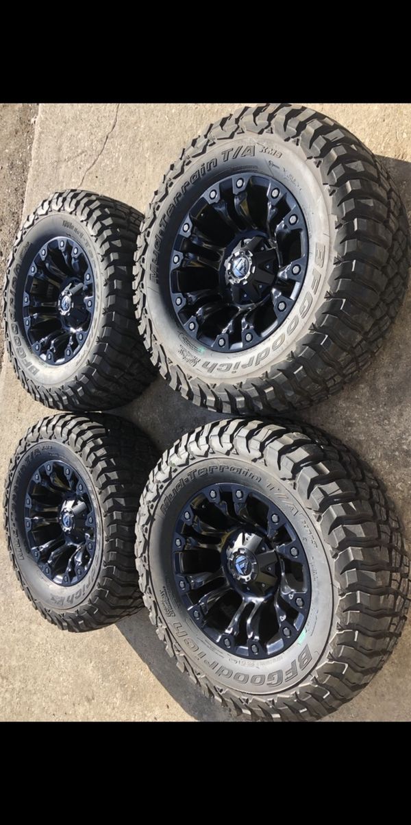 Like New Fuel Wheels Amp Bfg All Terrain Tires 6 Lug Rims