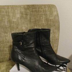 Nine West Black Booties 7.5