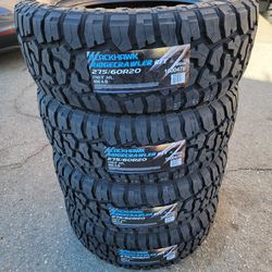 275 60 20 BLACKHAWK R T TIRES DODGE RAM TITAN ARMADA TUNDRA SEQUOIA JEEP RUBICON SAHARA GLADIATOR