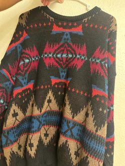 VINTAGE Aztec “eye” Pendleton sweater men’s XL