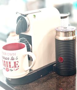 Nespresso CitiZ Coffee Maker + Milk Frother