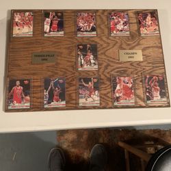 Chicago Bulls Championship Plaque