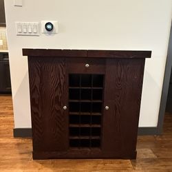 Crate & Barrel Wine Bar Cabinet