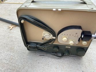 Kodak brownie 300 movie projector with pull down screen