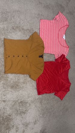 Women's Crop Top Bundle – Set of 3 size S//M